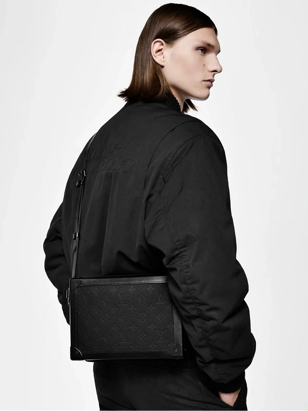 LOUIS VUITTON ‘Men’s Soft Trunk Messenger Bag’ in Monogram Taurillon - M55700